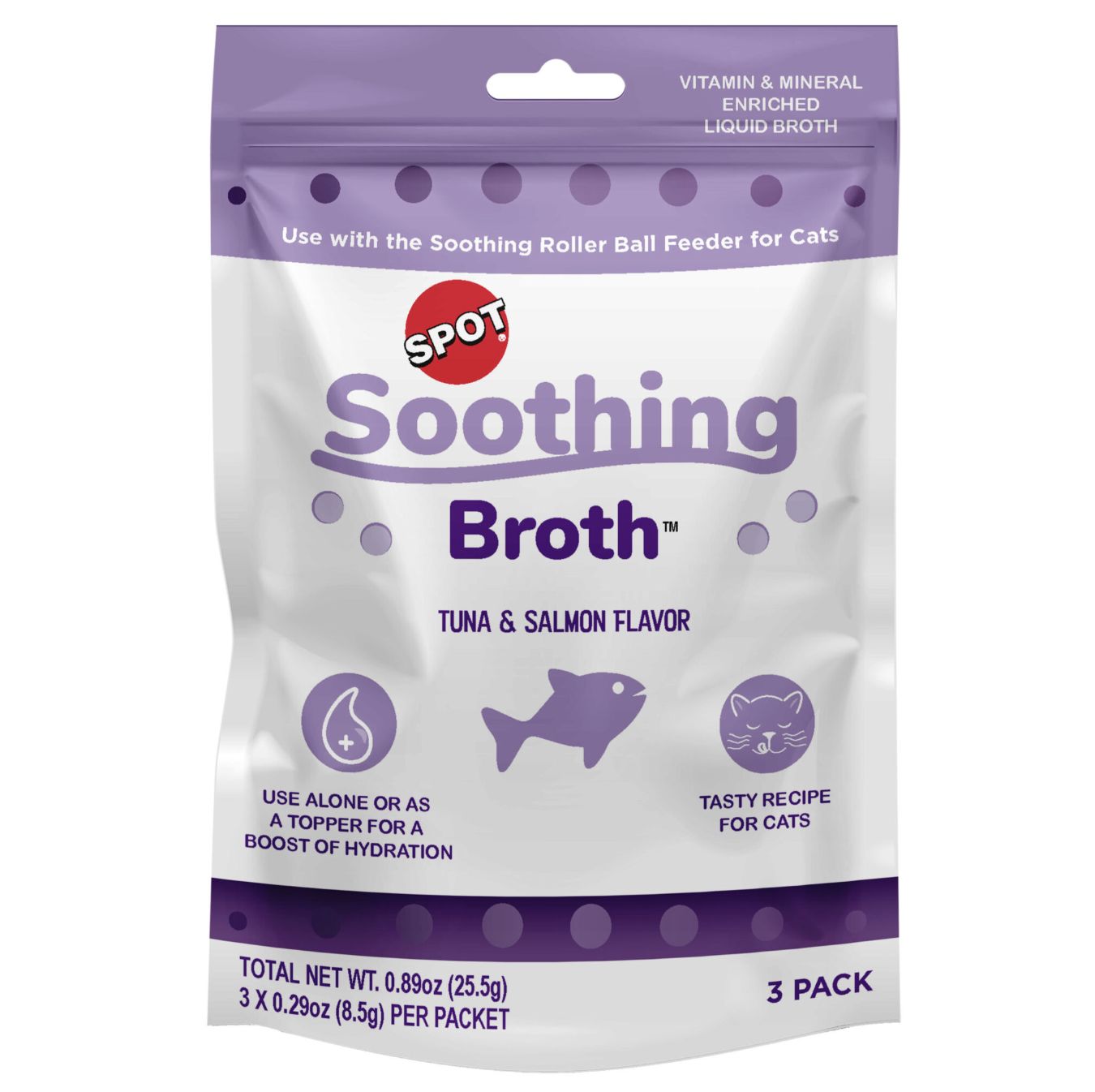 Ethical Pet Spot Tuna &amp; Salmon Broth Refill For Roller Ball- Cat