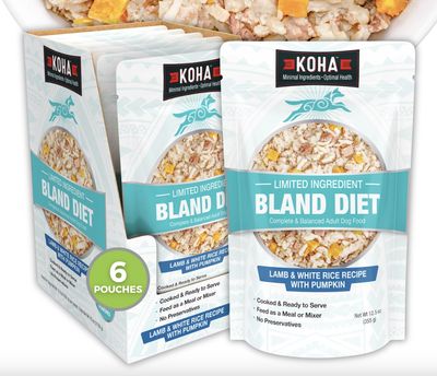 Koha Bland Diet Lamb and Rice w Pumpkin 12oz