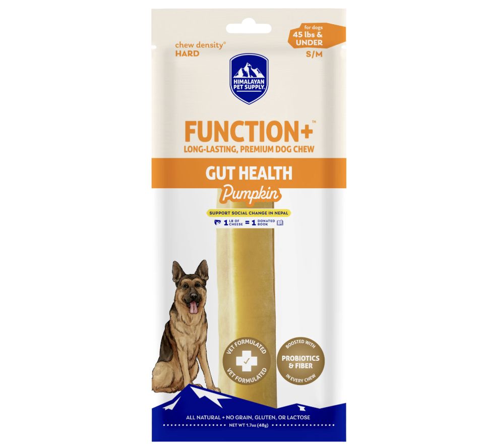 Himalayan Gut Health Function+ Pumpkin Chew for Dogs - Small/Med.