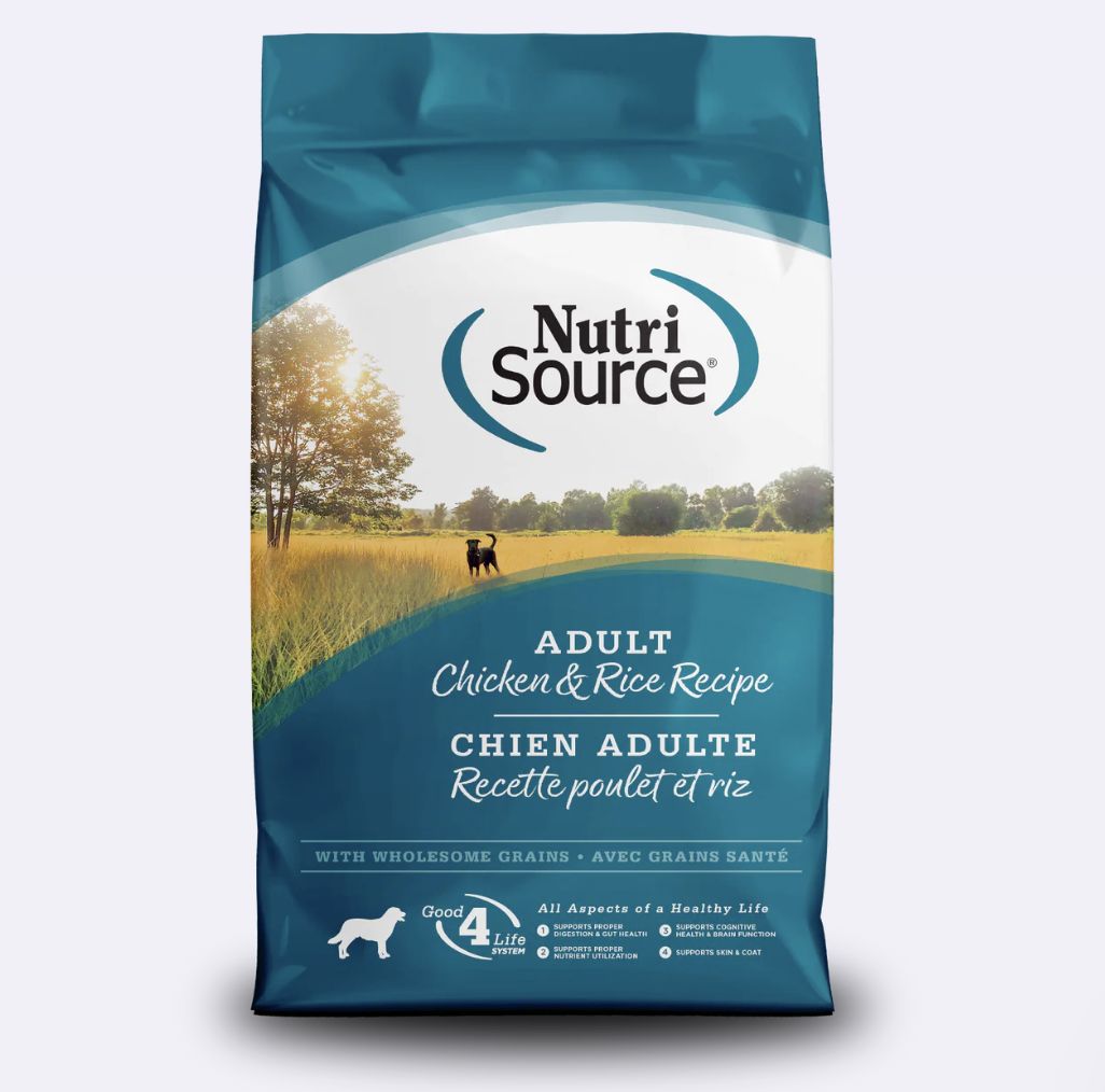 NutriSource Adult Chicken &amp; Rice Dog Food- 12lb