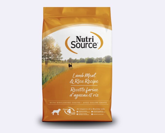 NutriSource Lamb Meal &amp; Rice Recipe Dog Food- 12lb