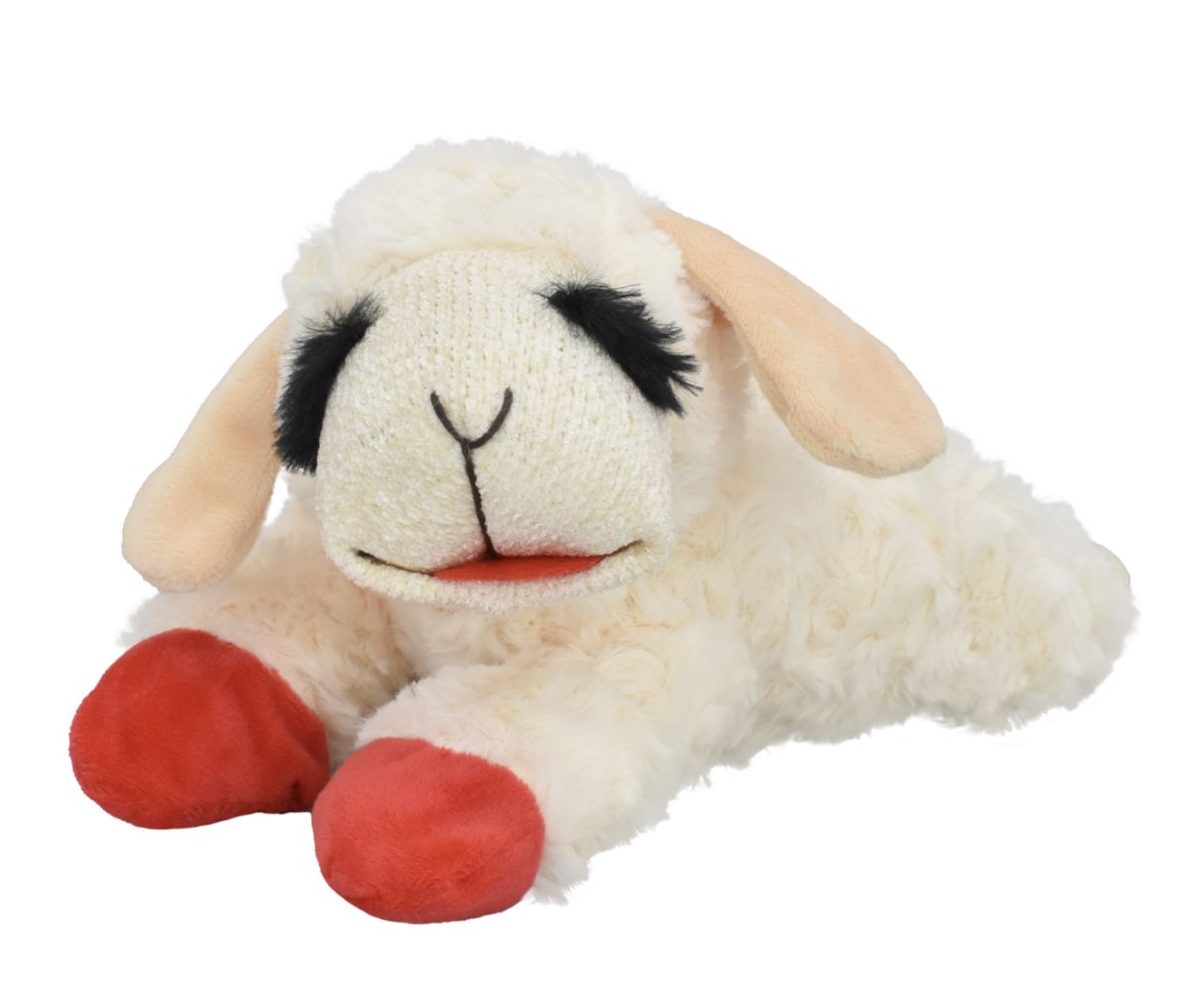 Multipet Lamb Chop Plush Dog Toy 10.5"