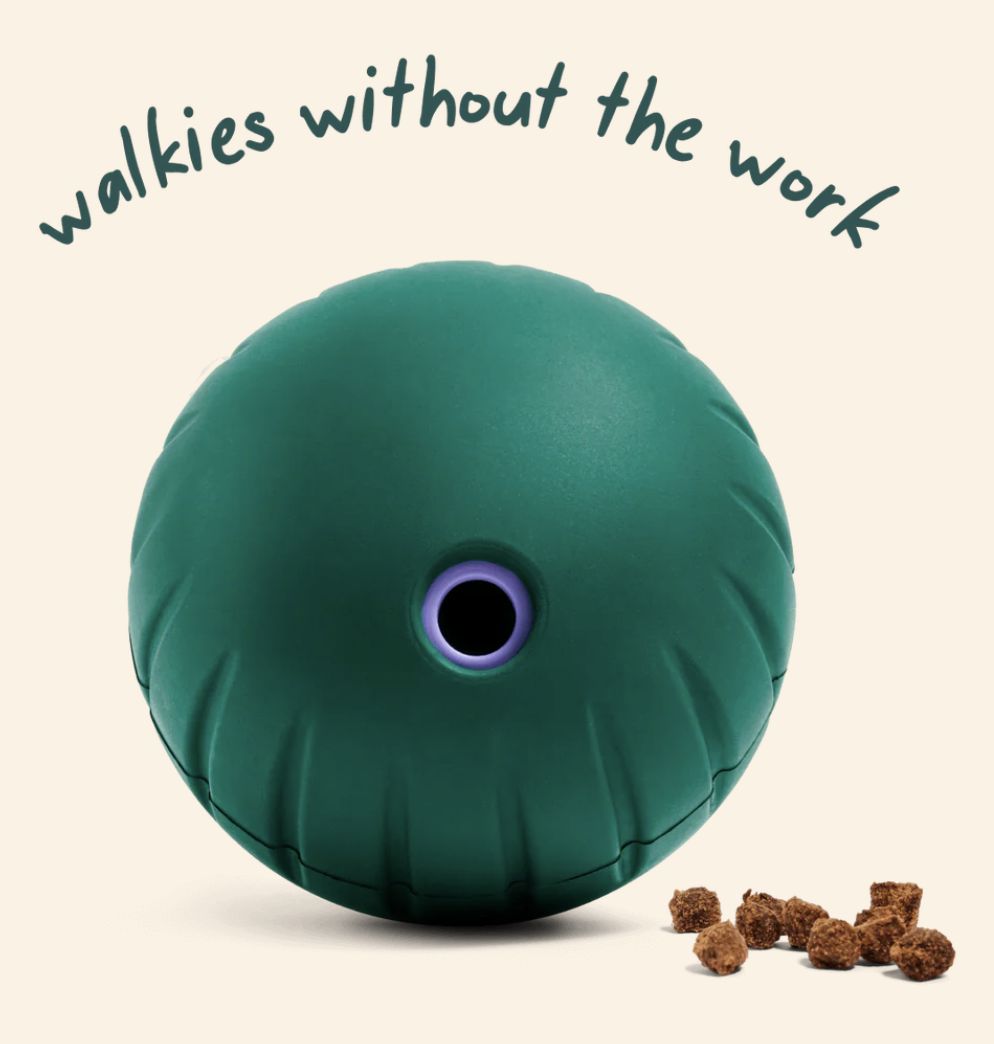 Woof Forest Green Walkabout Slow Feeder - L