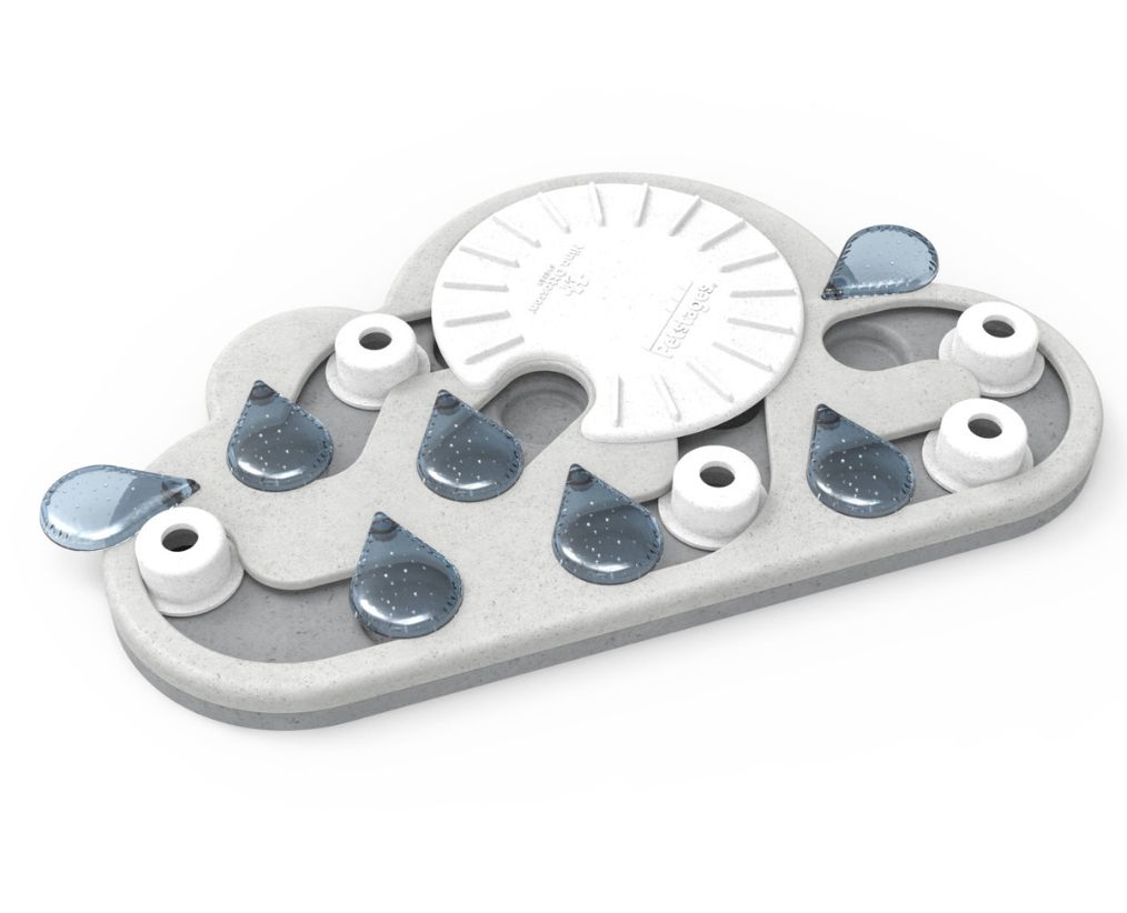 Outward Hound Puzzle &amp; Play Rainy Day Cat Game Gray