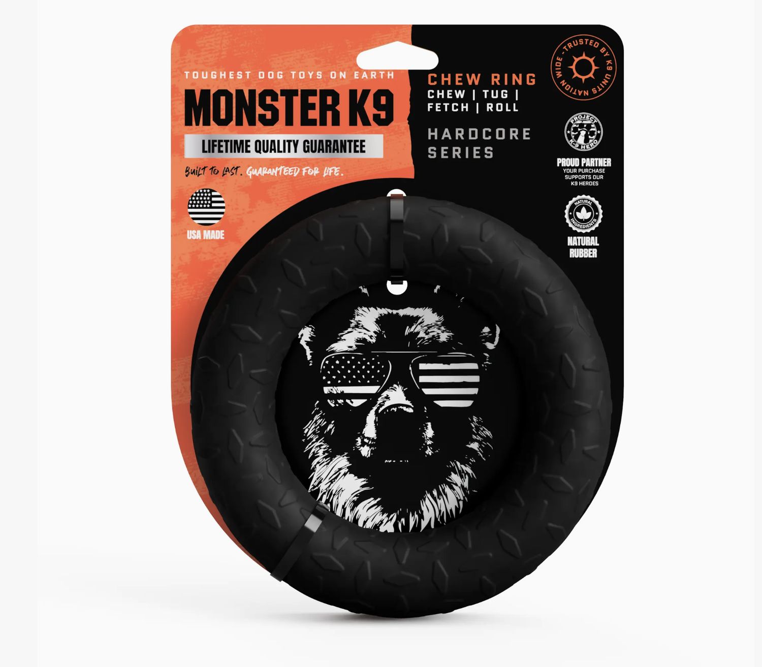 Monsters K9 Power Ring Dog Toy