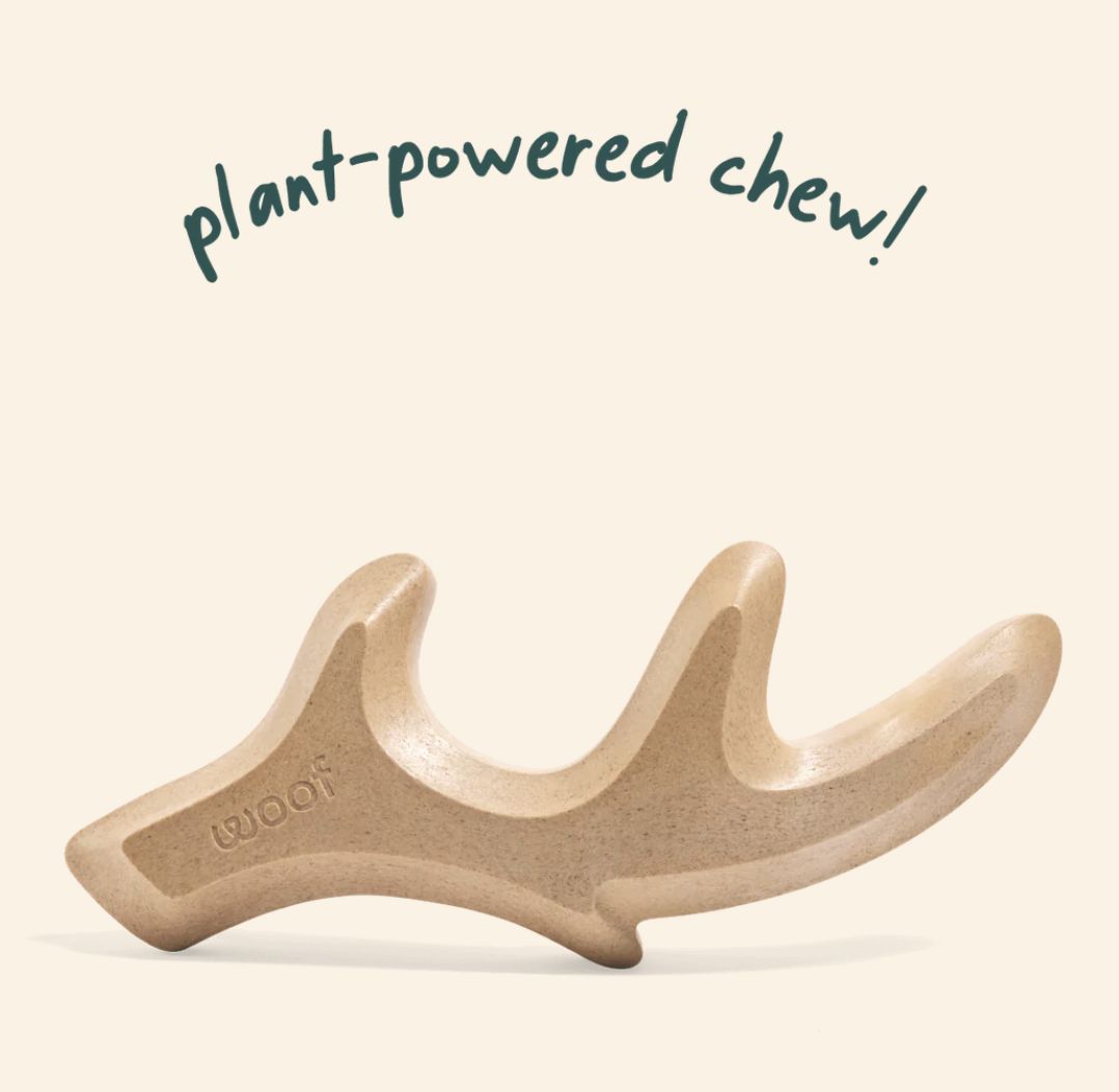 Woof Honest Chew Plant Based Antler- Medium