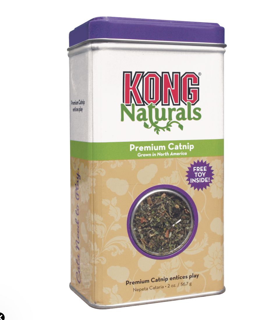 Kong Naturals Premium Catnip Tin- 1oz