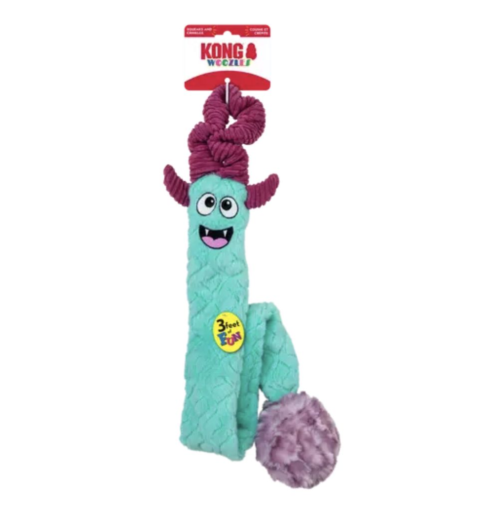 KONG Tug'n Chase Woozles Squeaker Dog Toy - LG/XL