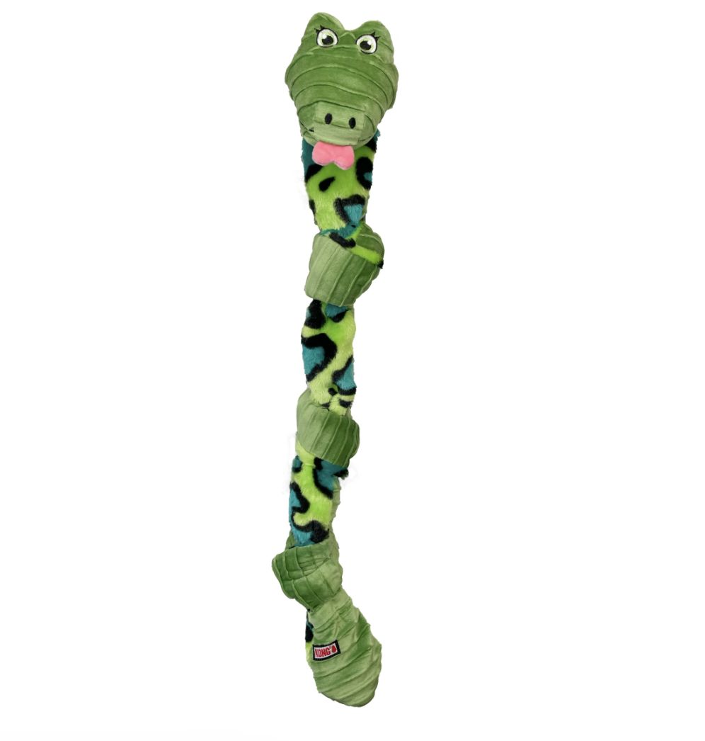 KONG Snake Knots Squeaker Dog Toy - Md/Lg