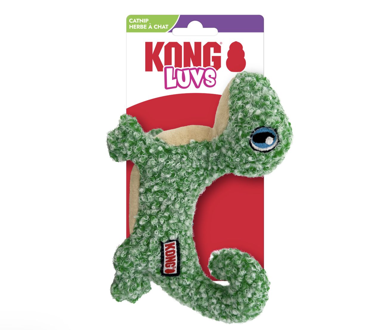 KONG Lizard Catnip Luvs Cat Toy 6.75"