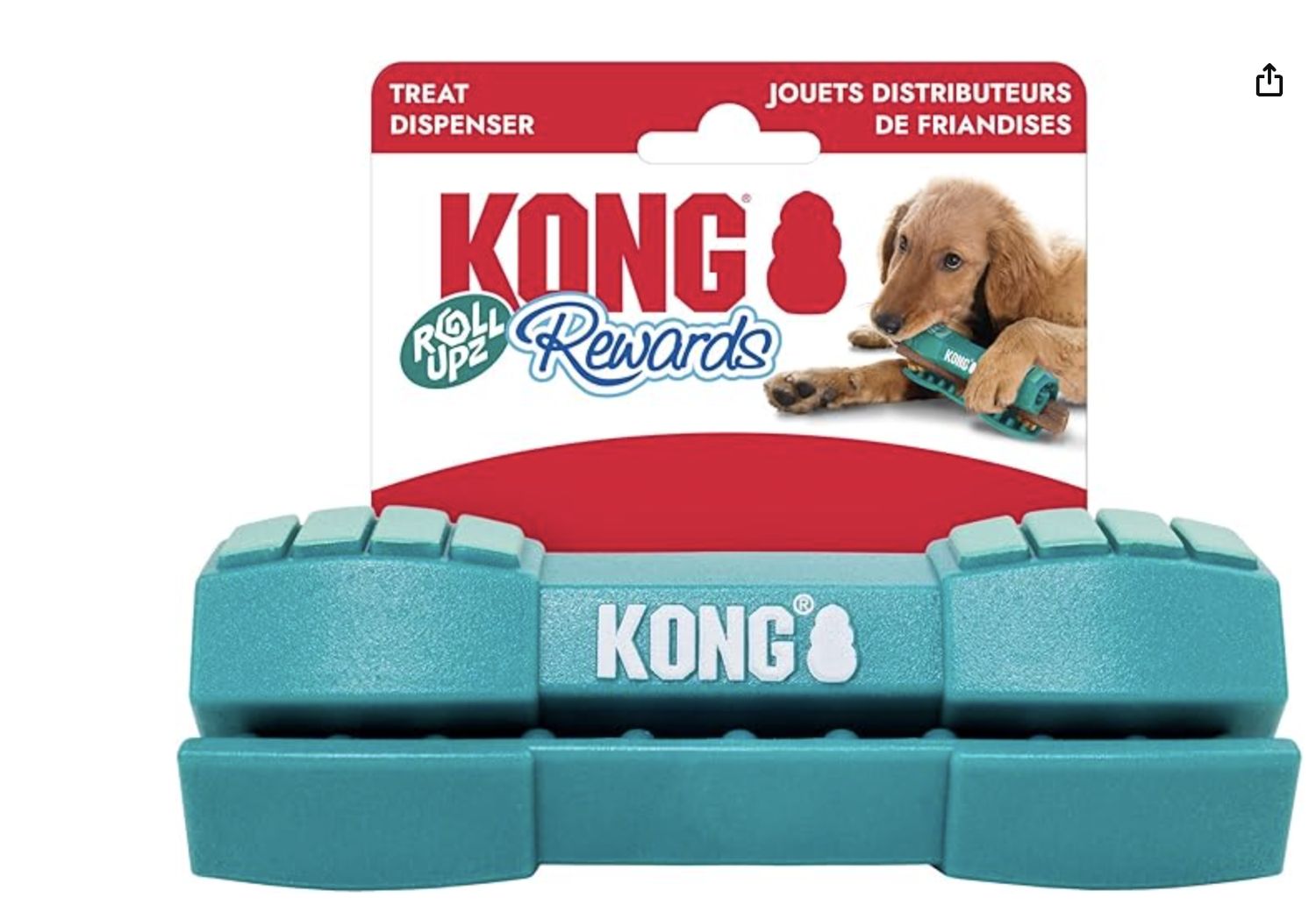 Kong Stick Treat Dispenser Rewards Roll Upz Dog Toy