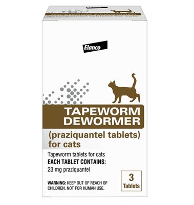 Elanco Tapeworm Dewormer for cats 3pk