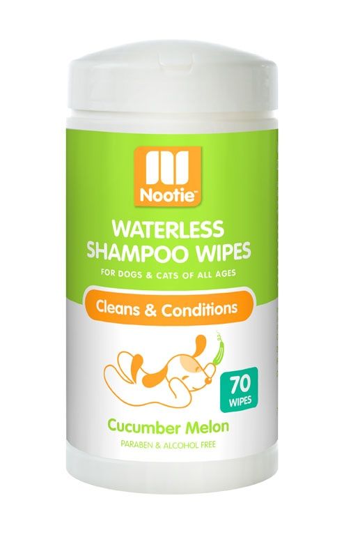 Nootie Waterless Shampoo Wipes Cucumber Melon 70