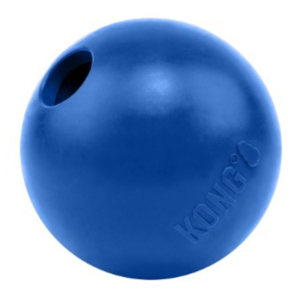 KONG Ball with Hole Old Glory Dog Toy - MD/LG