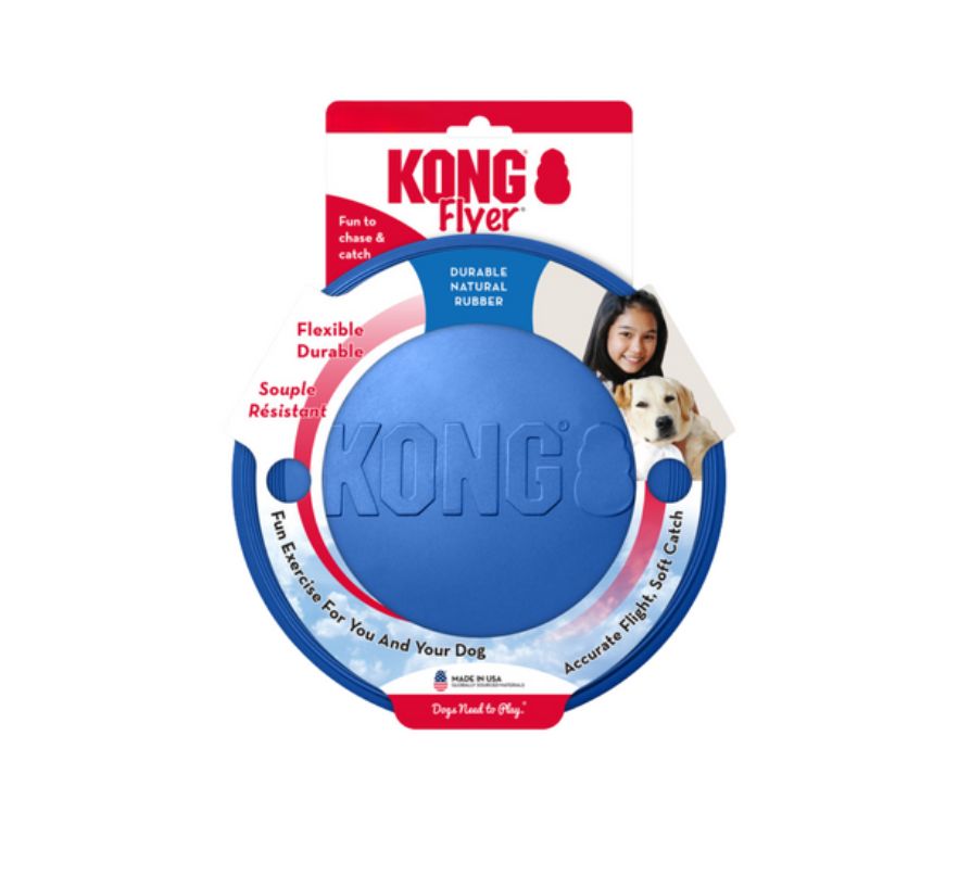 KONG Old Glory Flyer Dog Toy - L