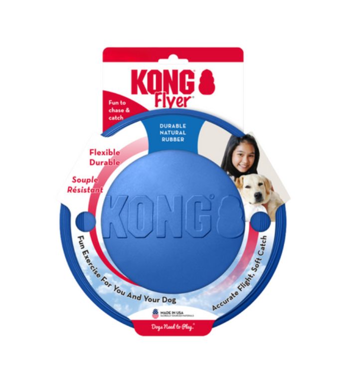 KONG Old Glory Flyer Dog Toy - S