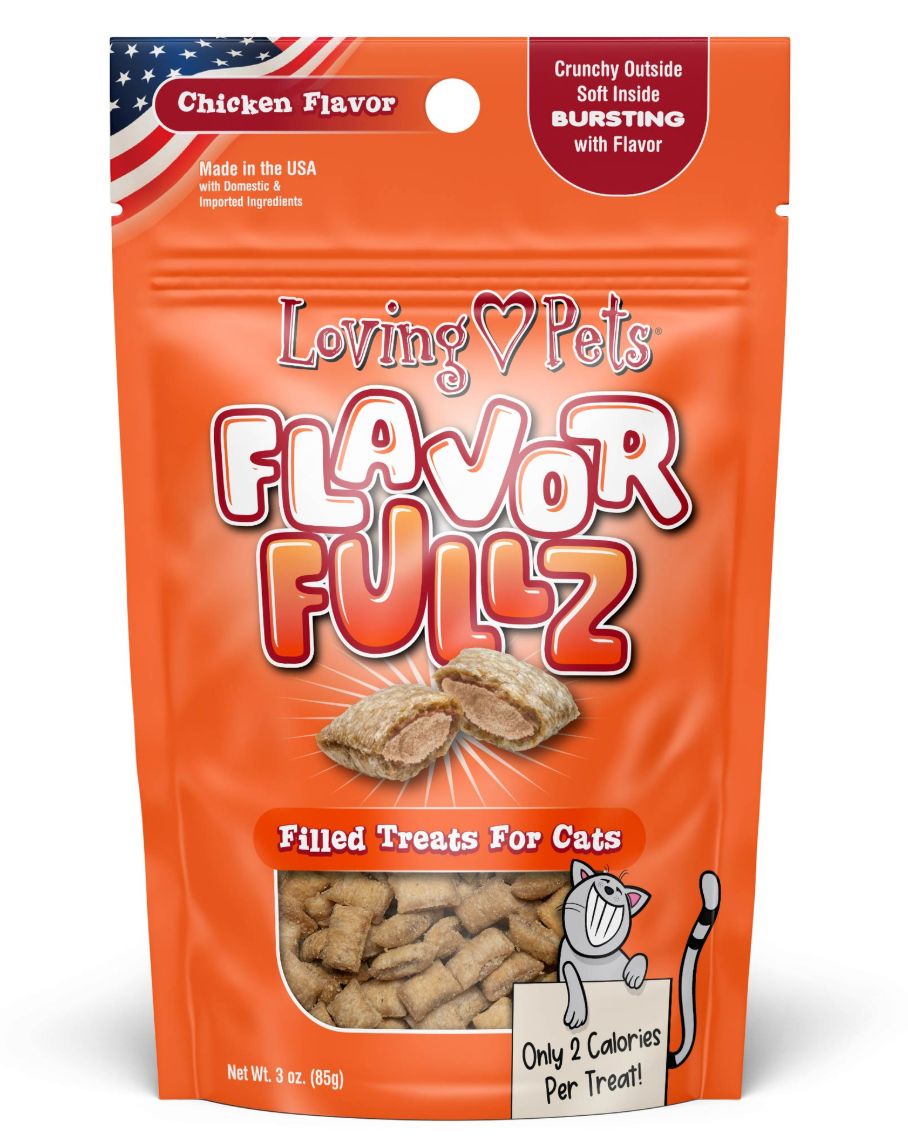 Loving Pets Flavorfullz Chicken Cat Treats 3oz