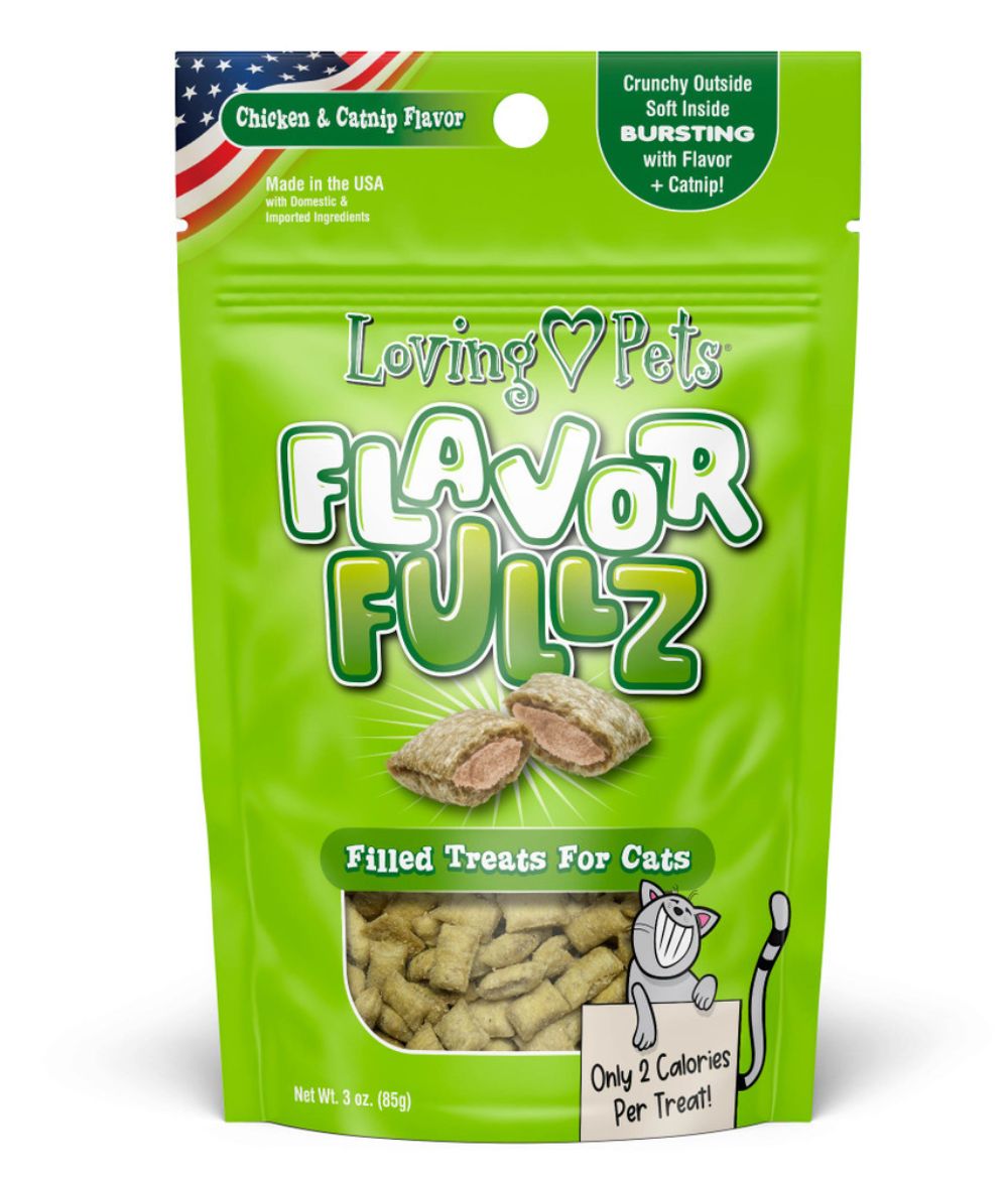 Loving Pets Flavorfullz Catnip Cat Treats 3oz