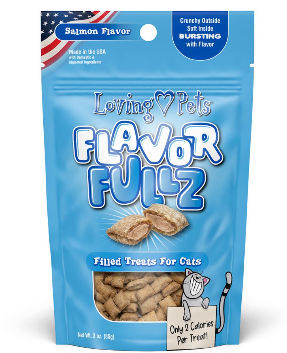Loving Pets Flavorfullz Salmon Cat Treats 3oz