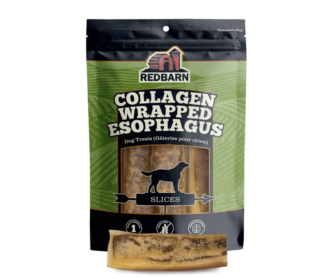 Redbarn Collagen Wrapped Esophagus Slice Dog Chew 5pk