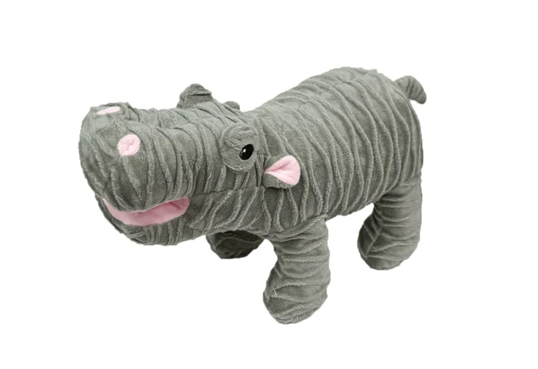 PetLou Groovyz Hippo Dog Toy - 20"
