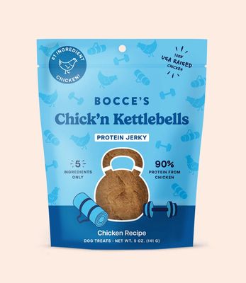 Bocce's Bakery Chick'n Kettlebells Jerky Dog Treats