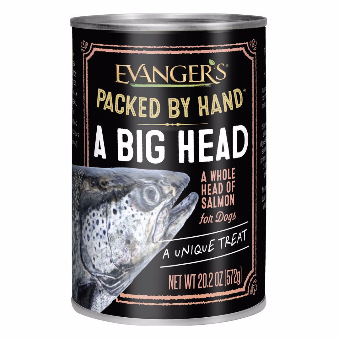 Evanger's Salmon Head 20oz Can for Dogs