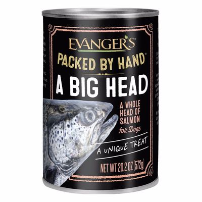 Evanger's Salmon Head 20oz Can for Dogs