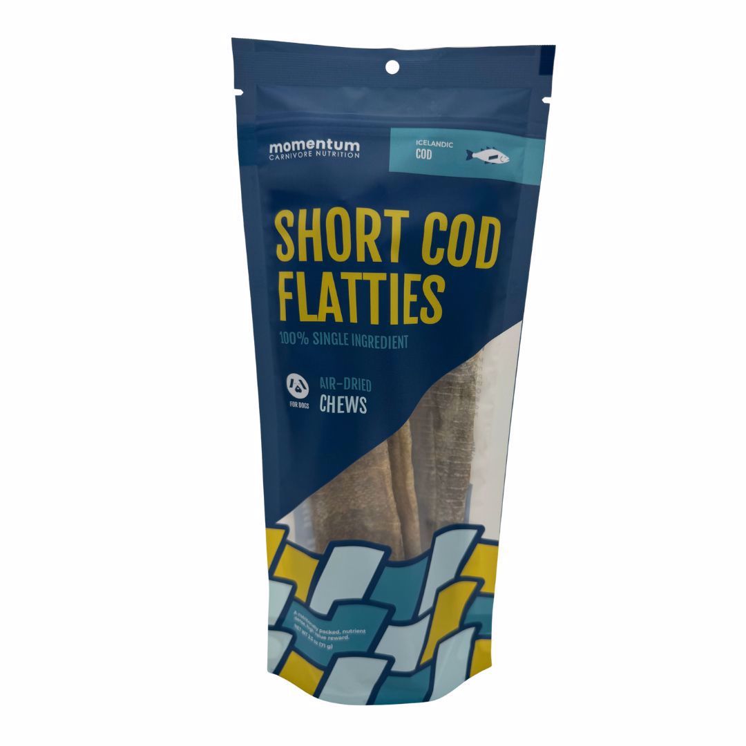 Momentum Air Dried Short Cod Flatties 5pk Treats- 2.5oz