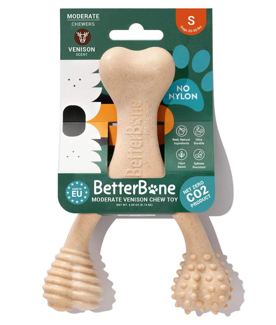 BetterBone Small Venison Flavored Chew Toy - Medium Density