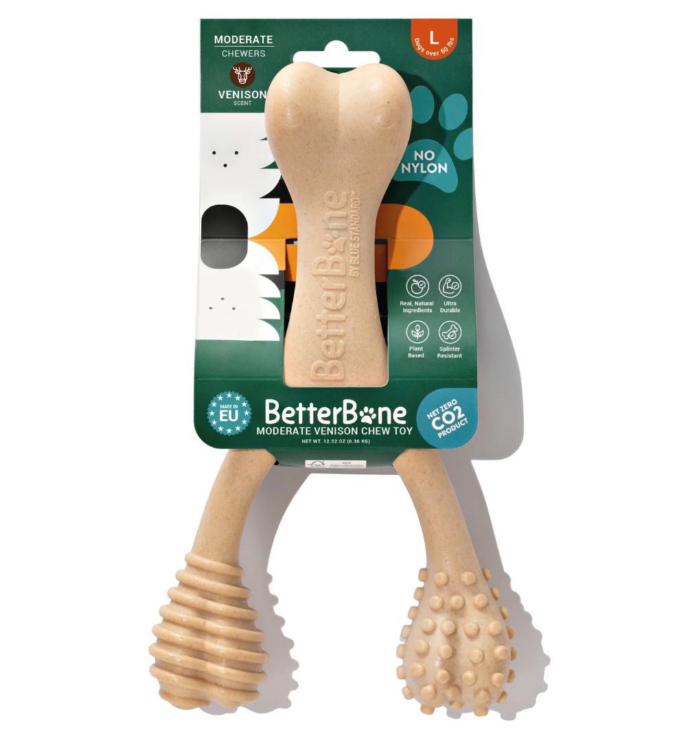 BetterBone Large Venison Flavored Chew Toy - Medium Density