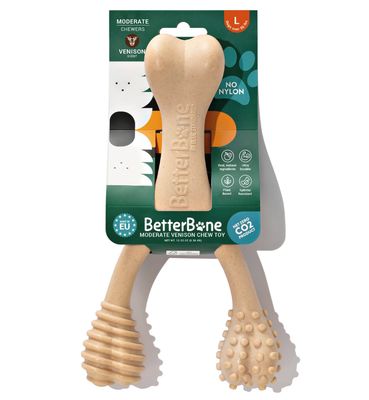 BetterBone Large Venison Flavored Chew Toy - Medium Density