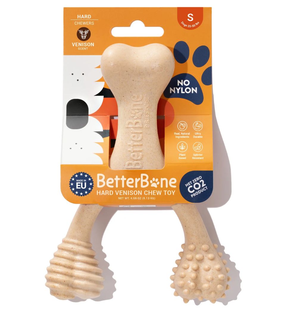 BetterBone Venison Beef Flavored Chew Toy - Hard Density