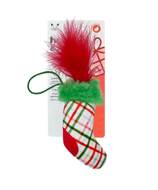 Huxley &amp; Kent Christmas Stocking Flinger Cat Toy