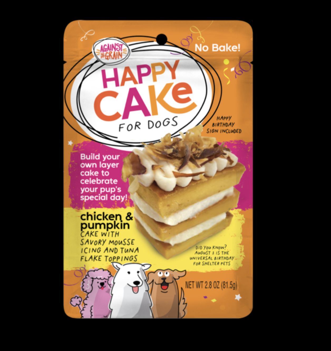 Evanger's Happy Cake Chicken and Pumpkin Dog Treat