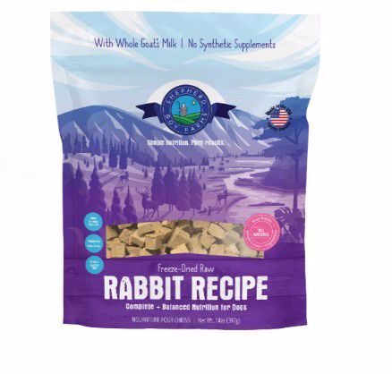 Shepherd Boy Farms Freeze-Dried Rabbit Raw Dog Food 14oz