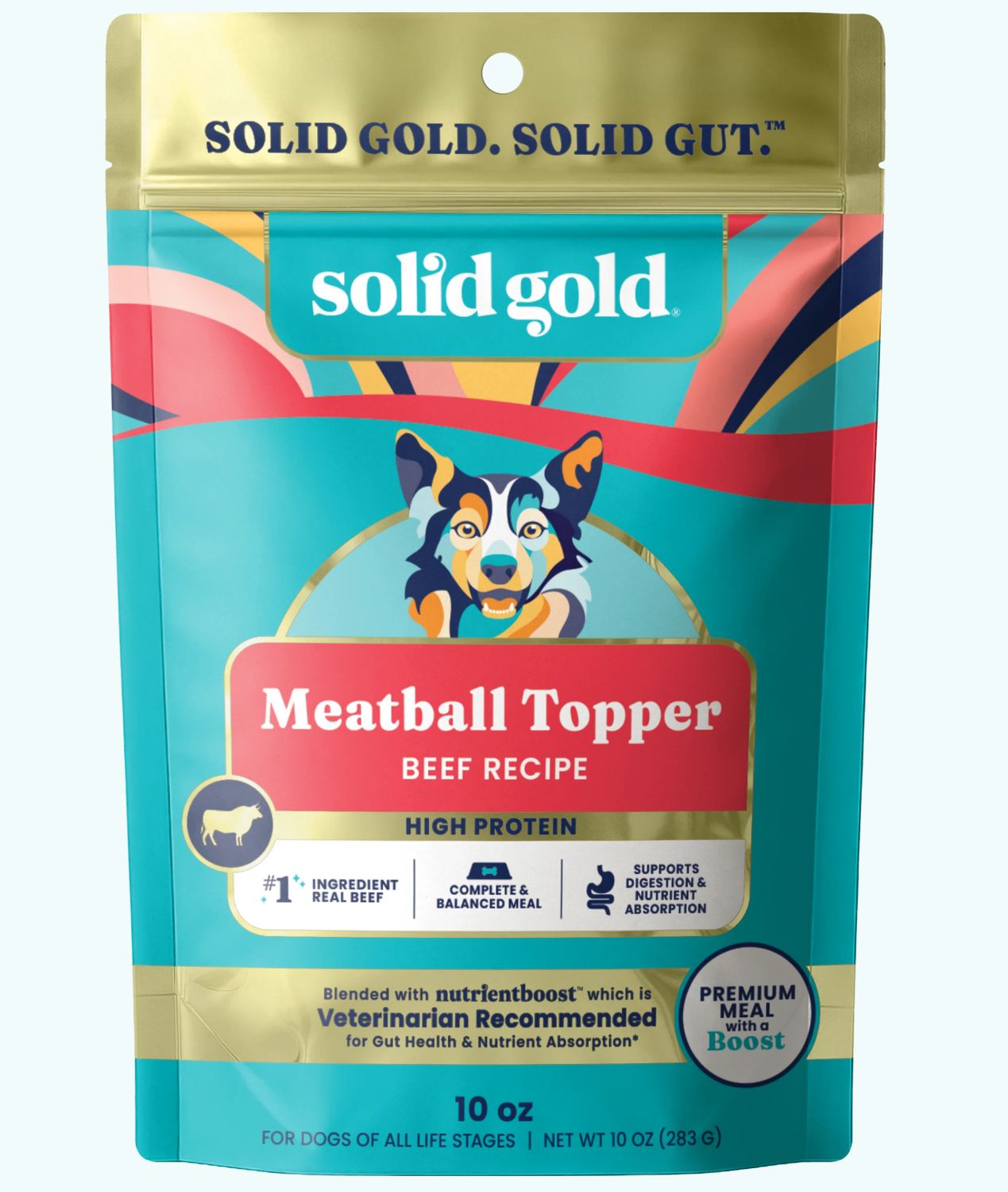 Solid Gold Beef Meatball Topper for Dogs 10oz