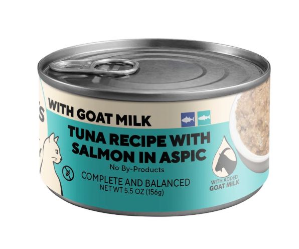 Dave's Naturally Healthy Tuna &amp; Salmon in Aspic with Goat Milk  5.5 oz