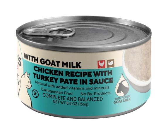 Dave's Naturally Healthy Chicken Recipe with Turkey Pate in Sauce with Goat Milk 5.5 oz