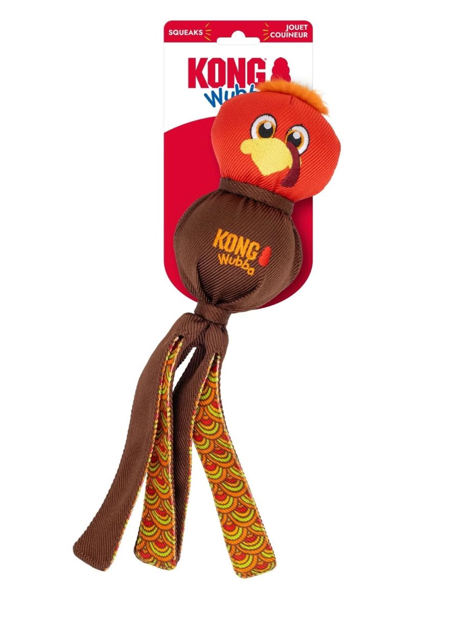 Kong Thanksgiving Turkey Wubba Dog Toy - LG