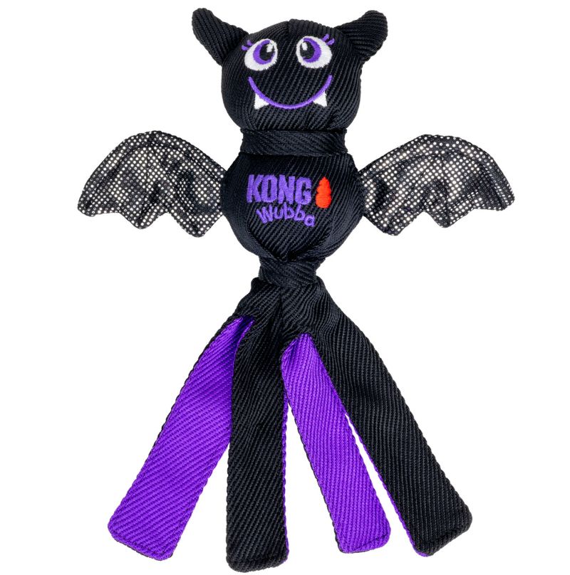 Kong Halloween Bat Wubba Dog Toy - S