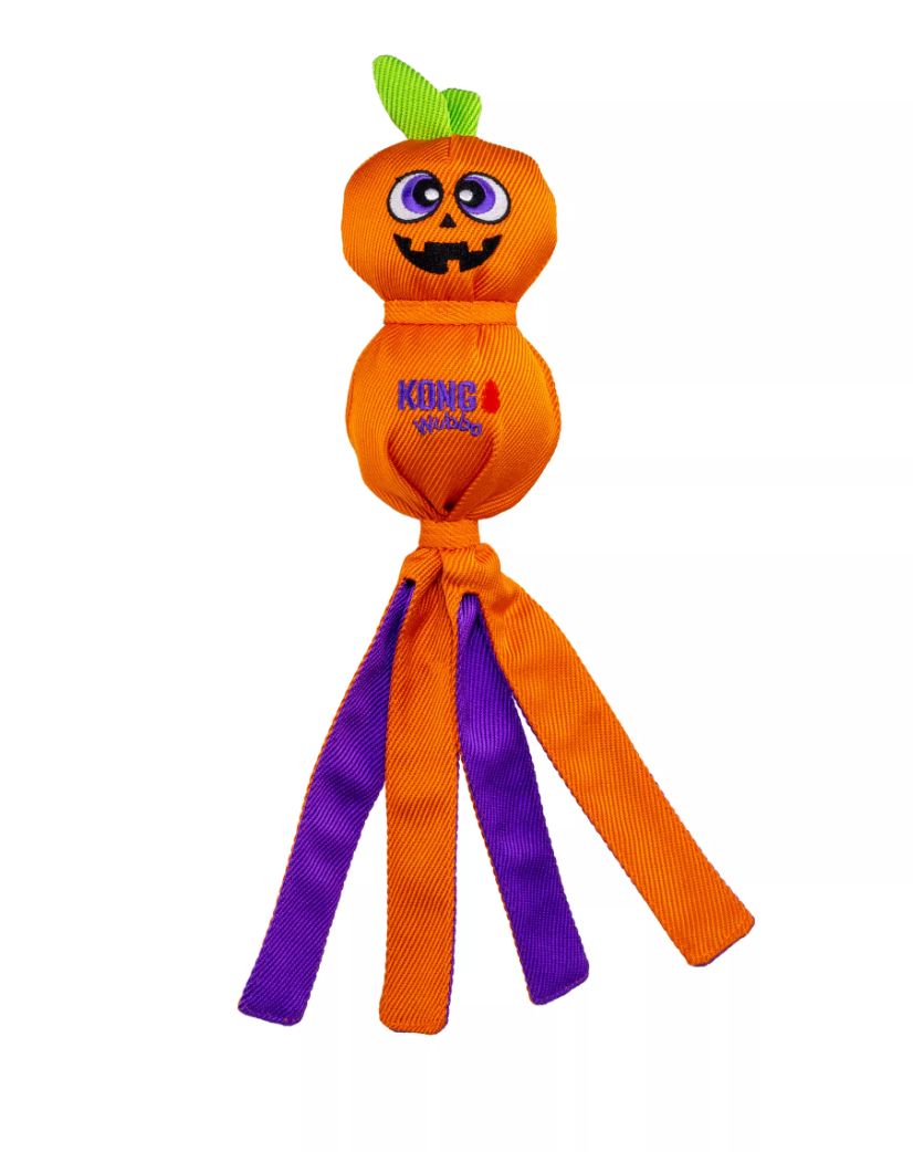 Kong Jack-O-Lantern Wubba Dog Toy - L