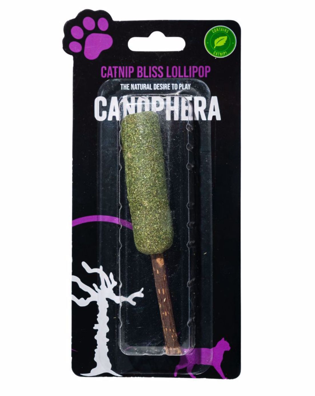 Canophera Catnip &amp; Silvervine Lollipop Cat Toy