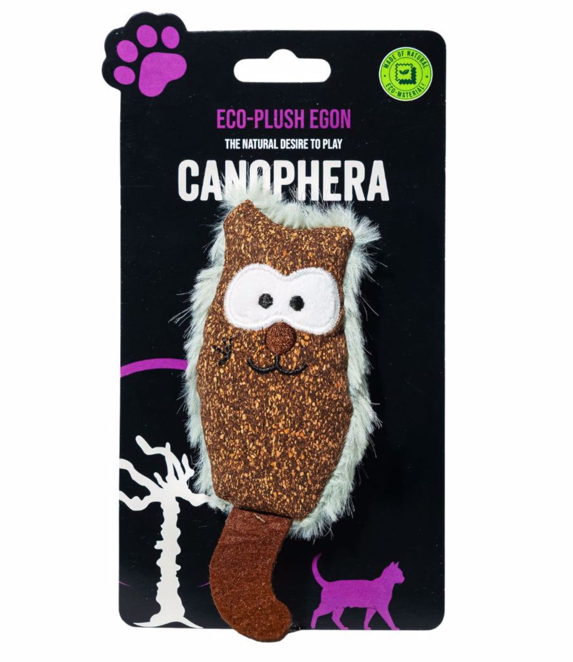 Canophera Egon Natural Plush Cat Toy