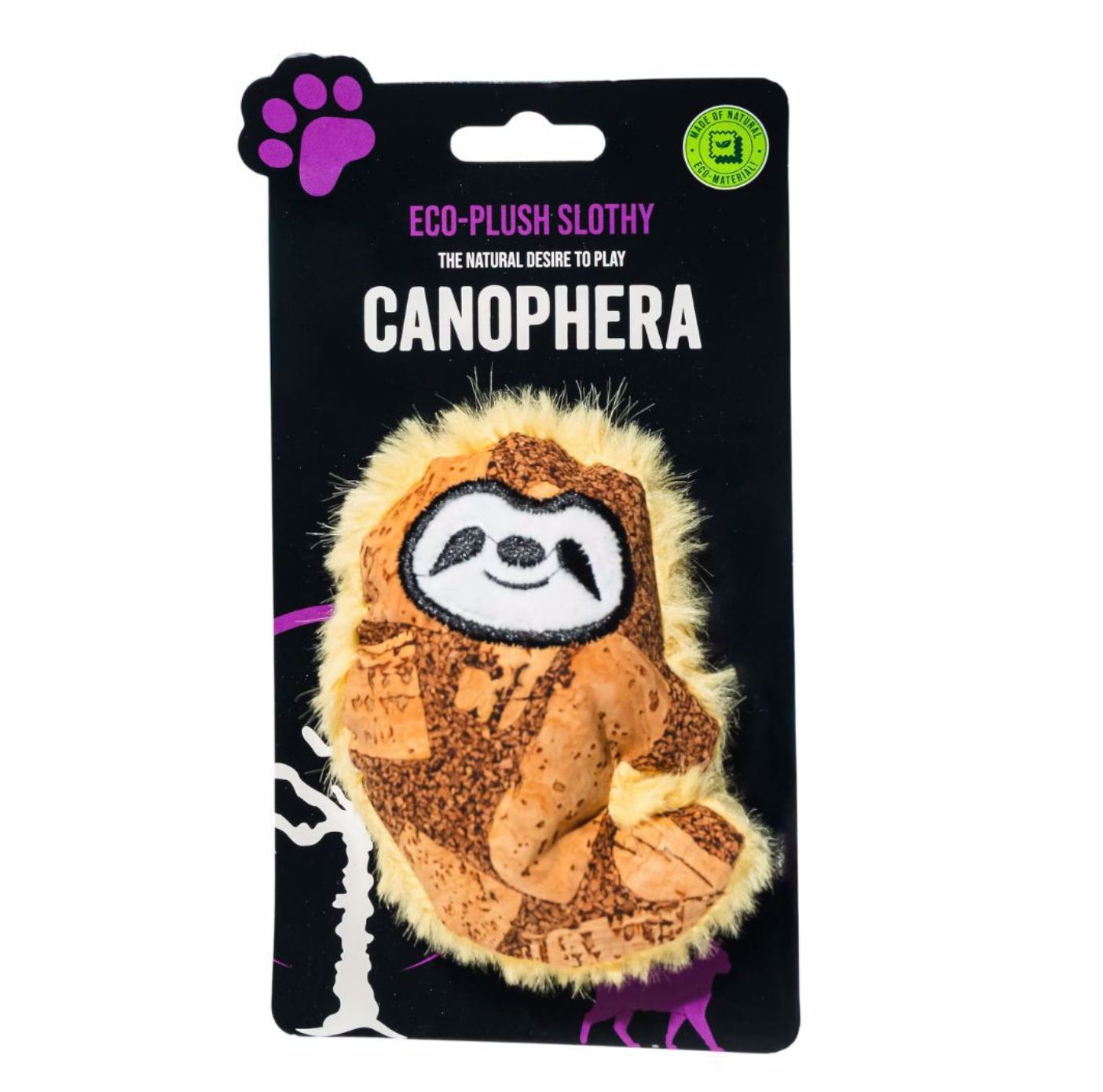 Canophera Slothy Natural Plush Cat Toy