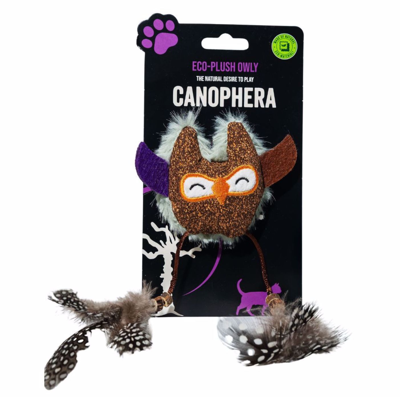 Canophera Owly w Feathers Plush Toy