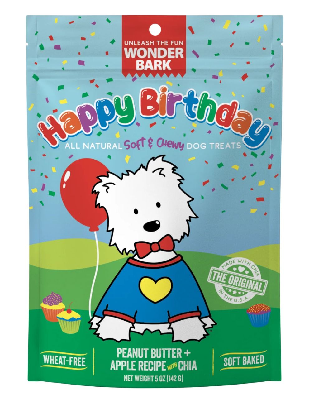 Wonder Bark Happy Birthday Dog Treats 6oz
