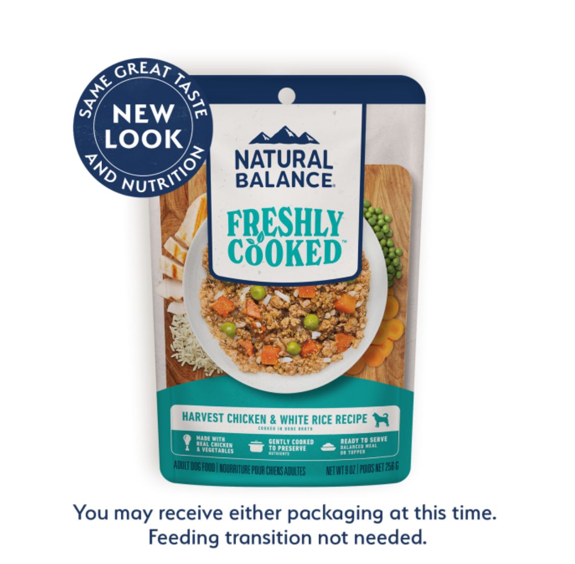 Natural Balance Freshly Cooked Chicken &amp; Rice Dog Food 9oz
