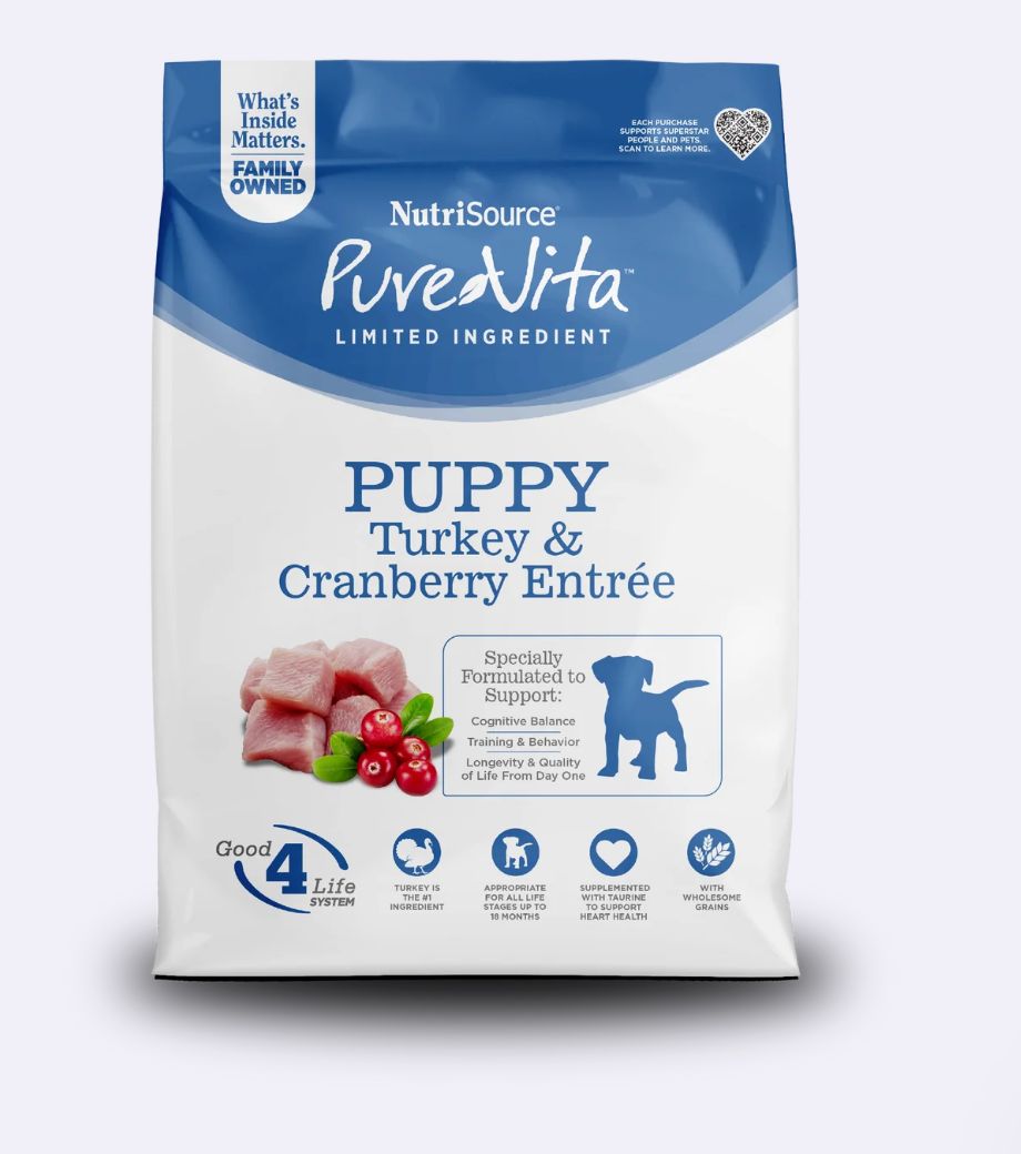 PureVita Turkey &amp; Cranberry Puppy 4lbs