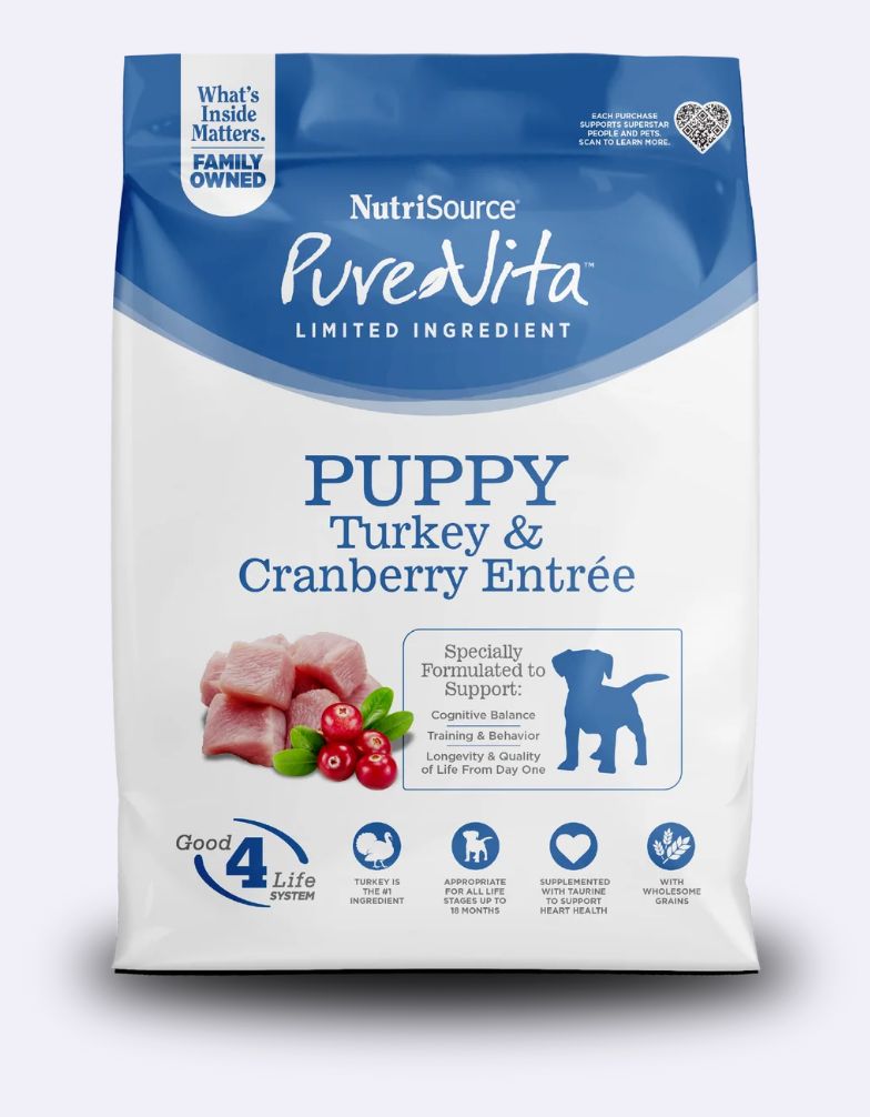 PureVita Turkey &amp; Cranberry Puppy 12lbs